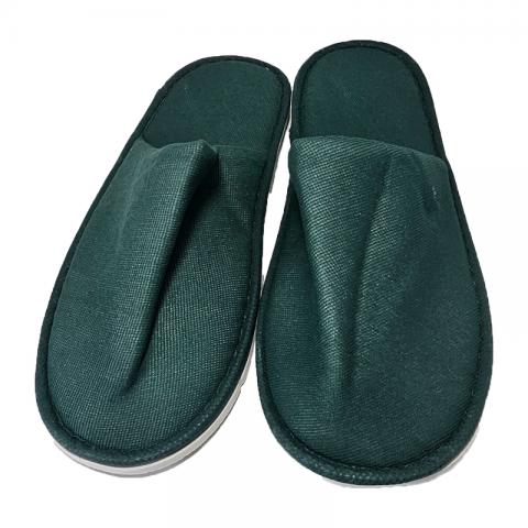 Papuci culoare verde imperial
